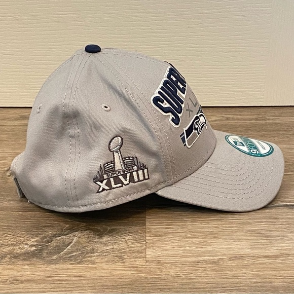 Super Bowl New Era Snapback NFL Hat-The Seattle Seahawks vs. Denver Broncos 2014 - Picture 3 of 10